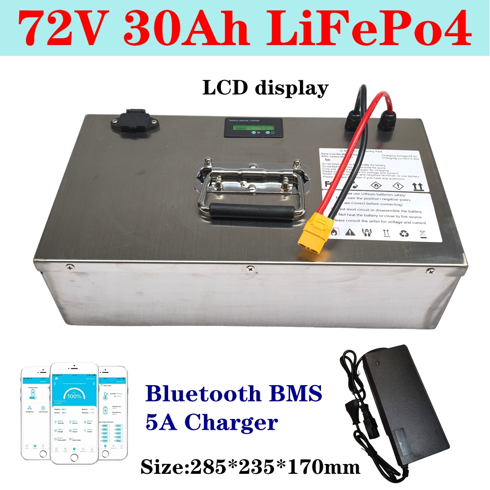 72V 30Ah Lifepo4 Battery Pack - Модернизированный аккумулятор Lifepo4 72 В, 30