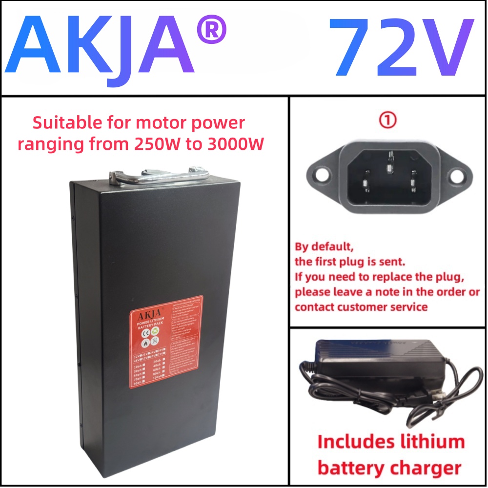 72V 30Ah Lifepo4 Battery Pack - Быстрая трансляция воздуха, 72 В, новая
