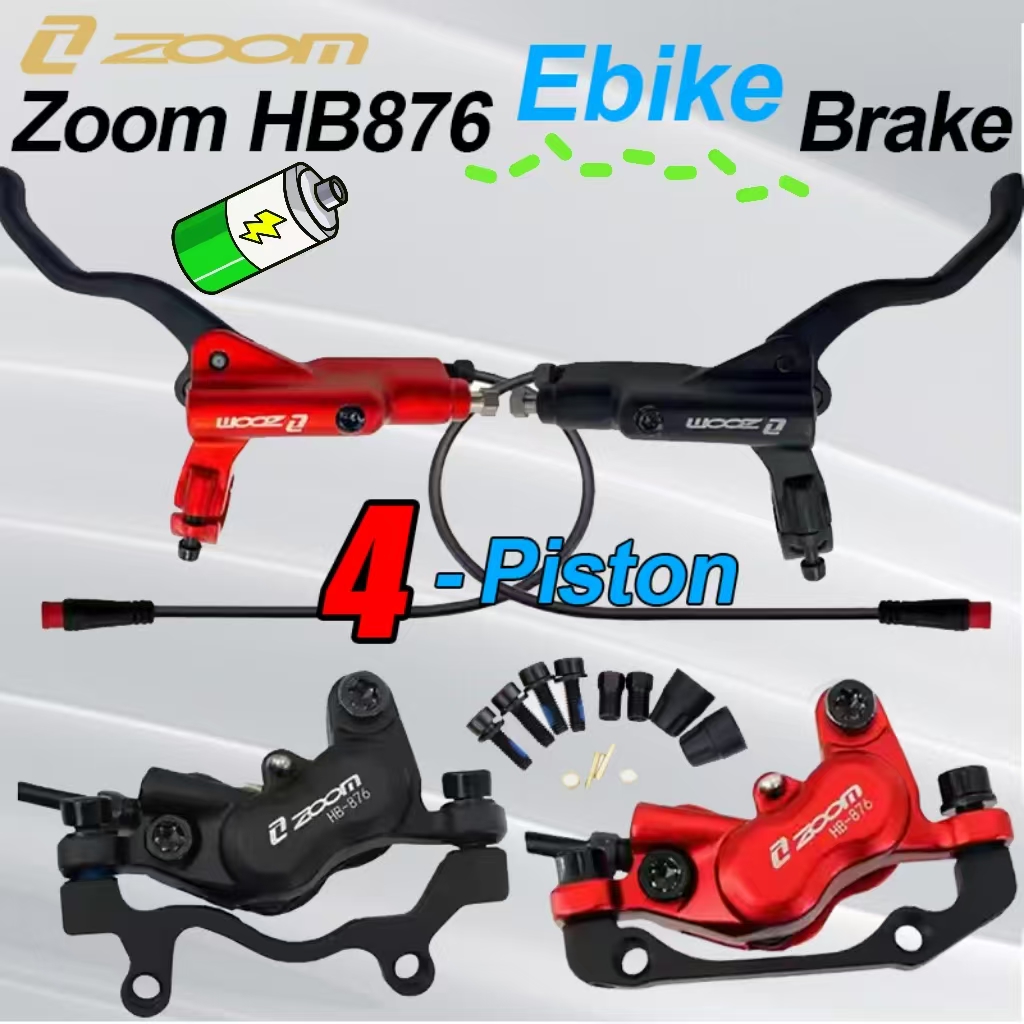 ZOOM HB-876E электронный велос – обзор и цена Zoom Hydraulic Brake 4 Piston E-Scooter