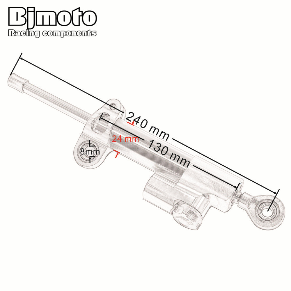 BJMOTO мотоциклетный рулевой д – обзор и цена Steering Damper Stabilizer Kit Cnc