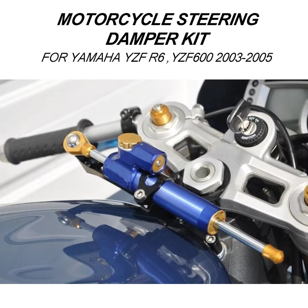 Для YAMAHA YZF600 R6 2003-2005 – обзор и цена Steering Damper Stabilizer Kit Cnc