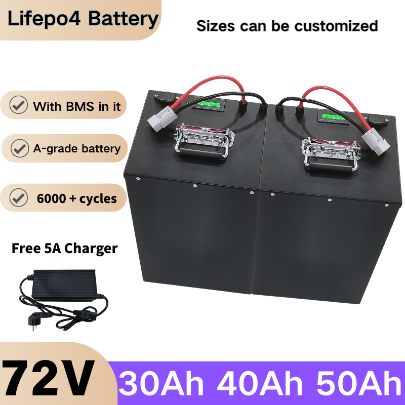 Литиевая аккумуляторная батаре – обзор и цена 72V 30Ah Lifepo4 Battery Pack